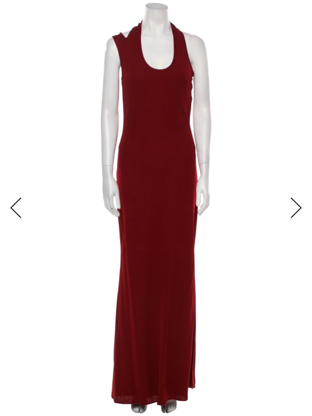 Proenza Schouler Burgundy Racerback Maxi Dress